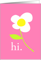 Hi card