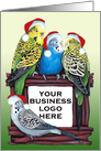 Budgie Parakeet Photo Card YOUR Parrot Aviary Picture or Logo Here card