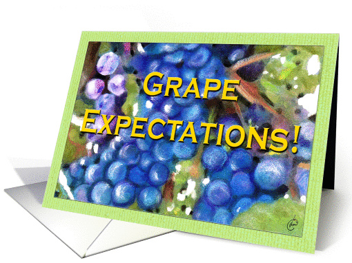 Grape Expectations Wine Tasting Invite card (129206)