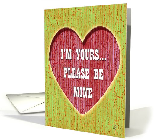Valentine I'm Yours card (133810)