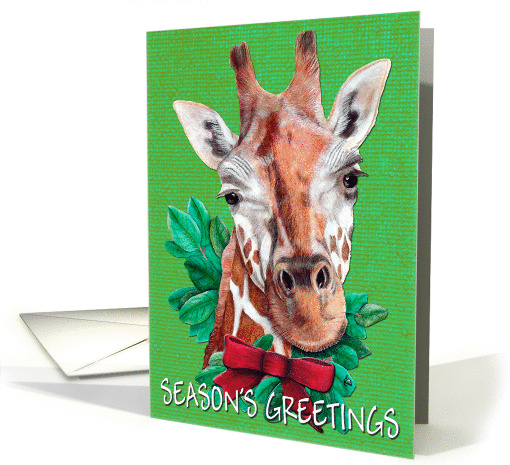 Giraffe Custom Card Design card (1408822)