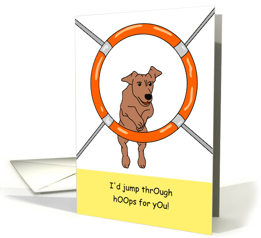 Dog Agility Trainer Teacher Coach Thank You card (1599336)