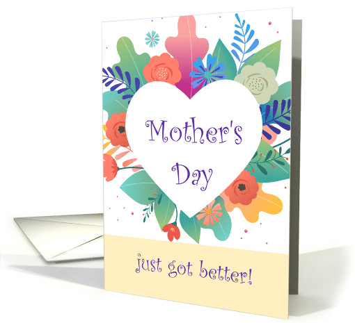 Happy 1st First Time Grandmother Mother's Day card (1824220)