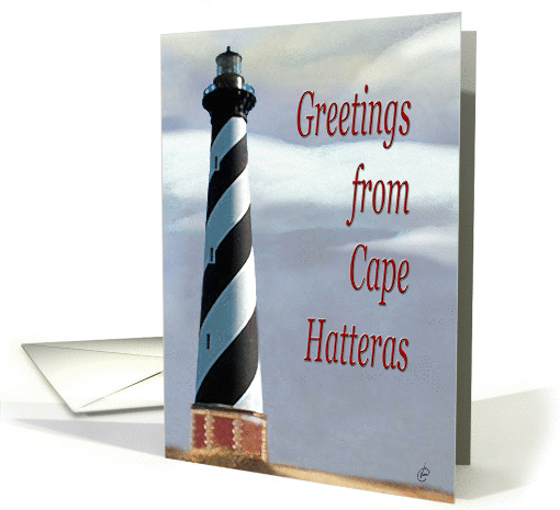 Cape Hatteras Island Lighthouse card (243372)