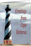 Cape Hatteras Island Lighthouse card