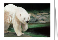 Polar Bear Painting Earth Day Etc card