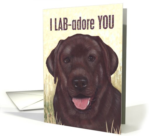 I LAB-adore YOU card (419213)