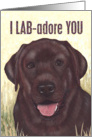 I LAB-adore YOU card