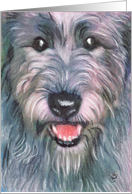 Wolfhound Kiss Me 100% Irish card