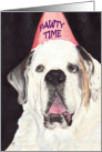 Birthday Pawty (Party) Invite to Help Dogs & Cats card