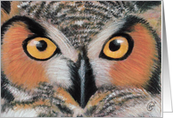 Owl Painting- Here’s looking at Hoo! card