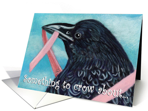 Raven's Ribbon - Cancer treatment prognosis/prayer card (70749)