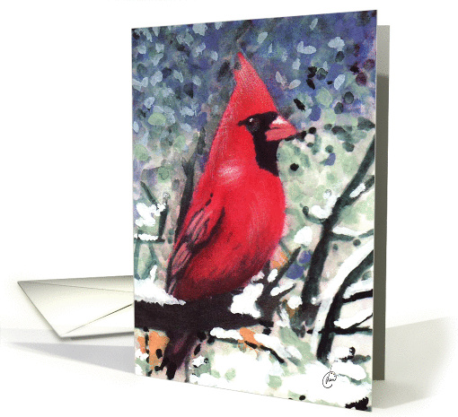 Cardinal, Blank, Customize to Any Occasion card (73396)