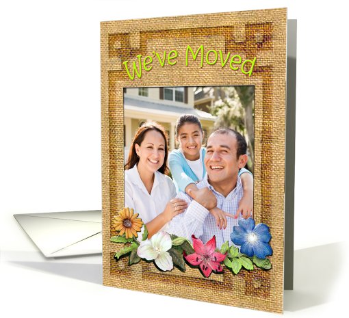 We've Moved Custom Upload YOUR House picture card (851316)