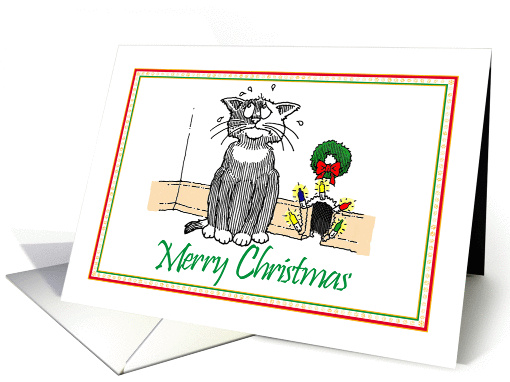 Decorated Mouse House card (115316)