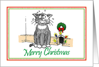 Decorated Mouse House card