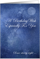 Birthday Wish Especially For You card