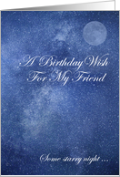 Birthday Wish For Dear Friend card