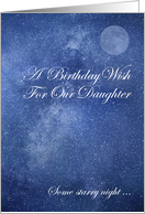Birthday Wish For Daughter card