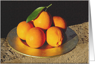 Still Life With Oranges card