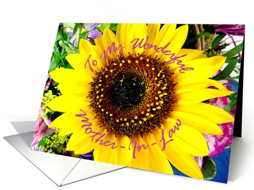 Happy Birthday Mother-In-Law card (96280)