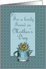 Happy Mother’s Day Lovely Friend Wildflowers Farmhouse Style card