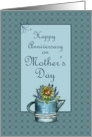 Happy Anniversary on Mother’s Day Sunflowers card