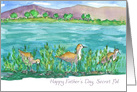 Happy Father’s Day Secret Pal Lake Shore Birds card