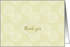 Thank You White Daisy Flowers Blank card