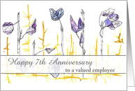 Business Happy Anniversary Employee Custom card