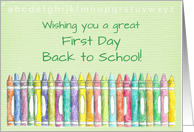 Wishing You a Great First Day Back to School card