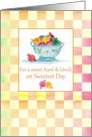 For a sweet Aunt and Uncle on Sweetest Day Candy Checks Gingham card