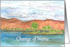 Change of Name Announcement Mountain Lake card