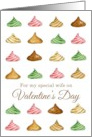 Happy Valentine’s Day Wife Candy Watercolor Illustration card