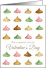 Happy Valentine’s Day Son Candy Watercolor Illustration card