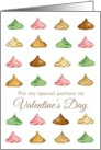 Happy Valentine’s Day Partner Candy Watercolor Illustration card