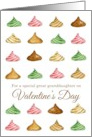 Happy Valentine’s Day Great Granddaughter Watercolor Candy card