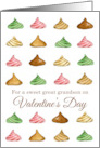 Happy Valentine’s Day Great Grandson Candy Watercolor Illustration card