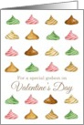 Happy Valentine’s Day Godson Candy Watercolor Illustration card