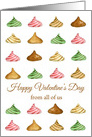 Happy Valentine’s Day From All of Us Candy card