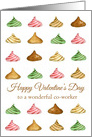 Happy Valentine’s Day Co-Worker Candies card