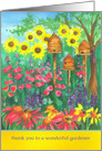 Thank You Wonderful Gardener Honey Bees card