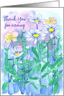 Thank You For Caring Nurse Daisy Flowers card