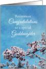 Goddaughter Retirement Congratulations Cherry Blossom Tree card