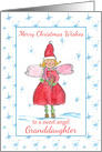 Merry Christmas Sweet Angel Granddaughter card