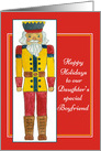 Happy Holidays To Our Daughter’s Boyfriend Nutcracker card