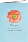 Thank You Personal Assistant Administrative Professionals Day card