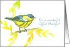 Happy Administrative Professionals Day Office Manager card
