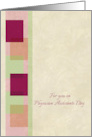 For You On Physician Assistants Day Checks Geometric Design card