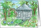 First New Home Announcement Cottage House card
